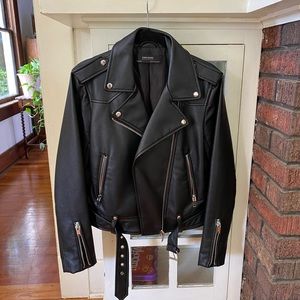 Zara Faux Leather Jacket